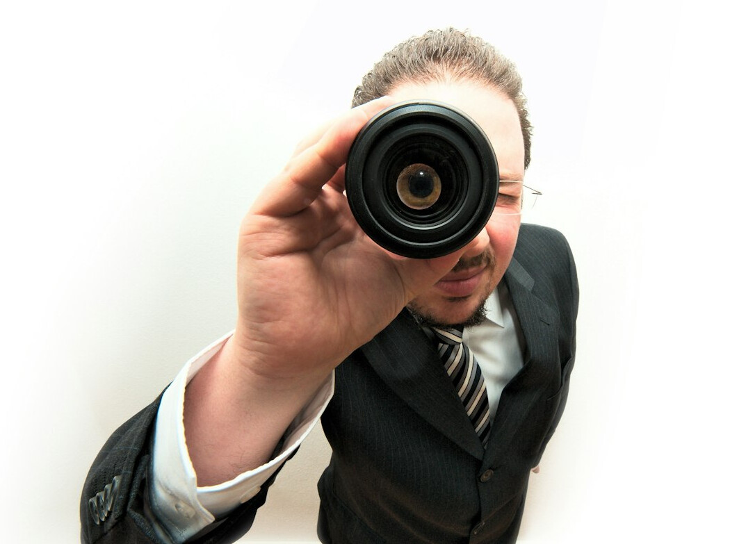 detective reviewing footage