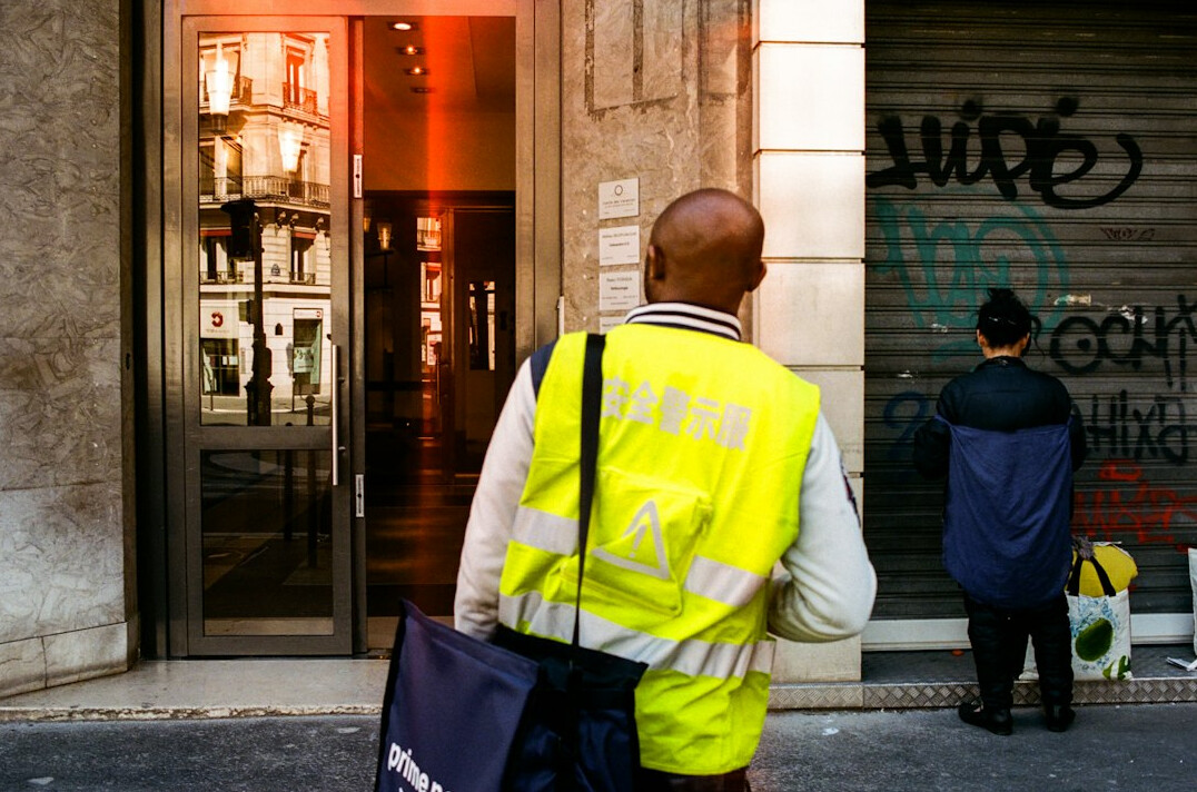 store detective watching customers